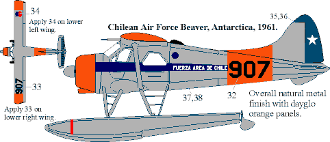 Chilean AF Beaver, Antarctica