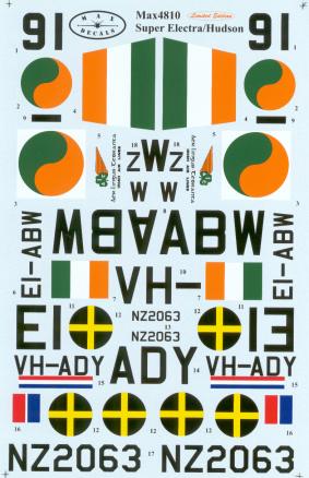max4810 decal sheet