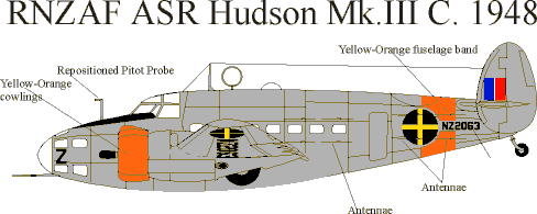 RNZAF ASR Hudson Mk. III 1948