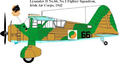 Irish Air Corps Lysander side view