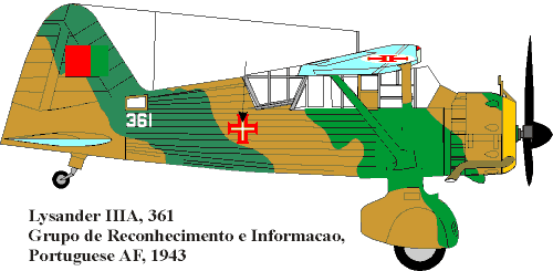 Portuguese Air Force Lysander