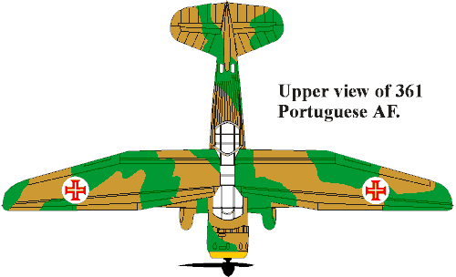Portuguese Air Force Lysander Upper View