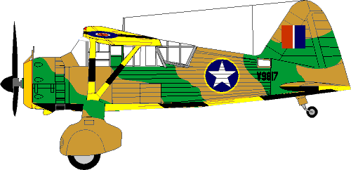 Lysander TTIII V9817, 3 Gunnery and Tow Target Flt. 8th. AF March 1944
