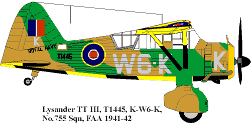 Royal Navy Target Tug Lysander RHS View