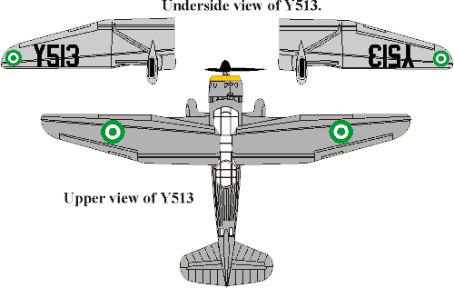Royal Egyptian Air Force Silver Lysander plan views