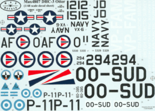 Max4807 DHC-3 Otters Antarctic Aviation Series