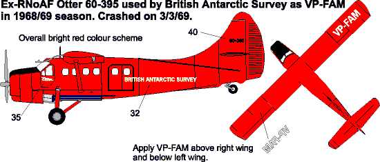 British Antarctic Survey Otter VP-FAM